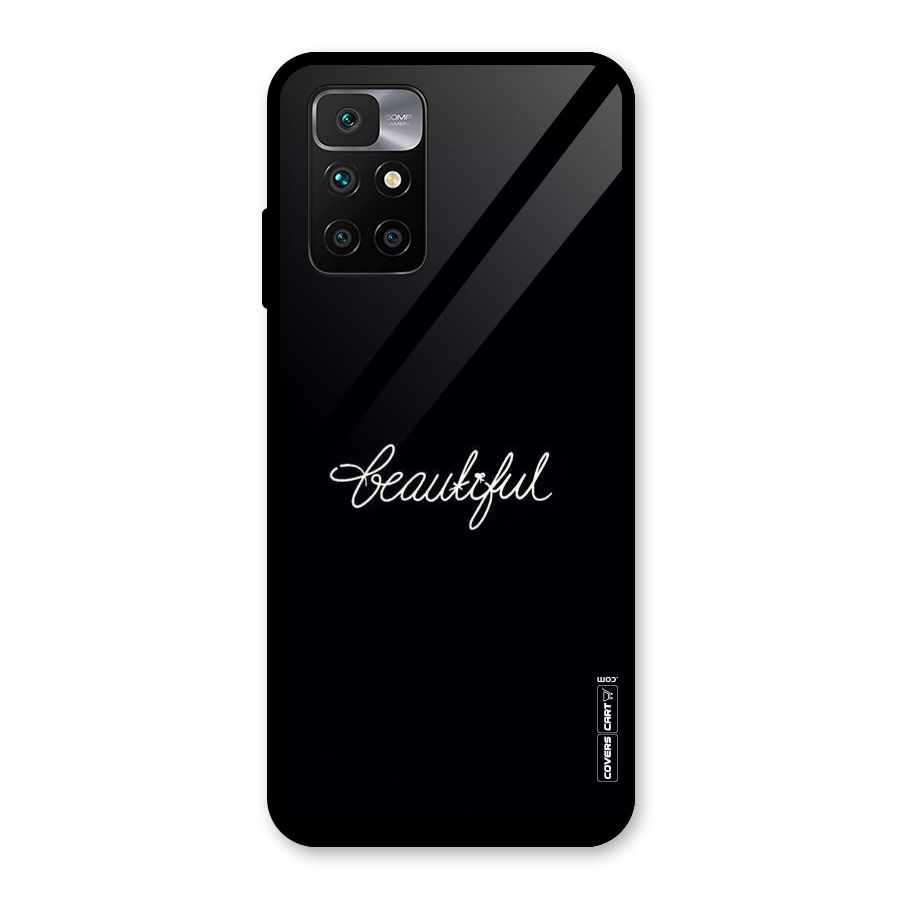 Classic Beautiful Glass Back Case for Redmi 10 Prime