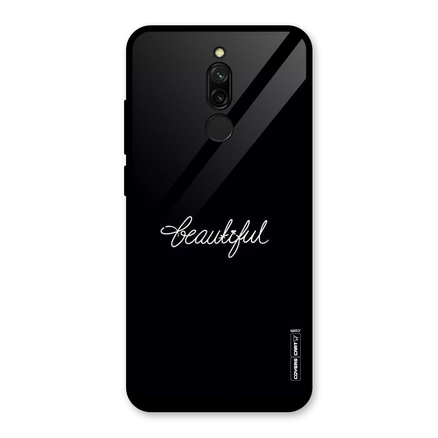 Classic Beautiful Glass Back Case for Redmi 8