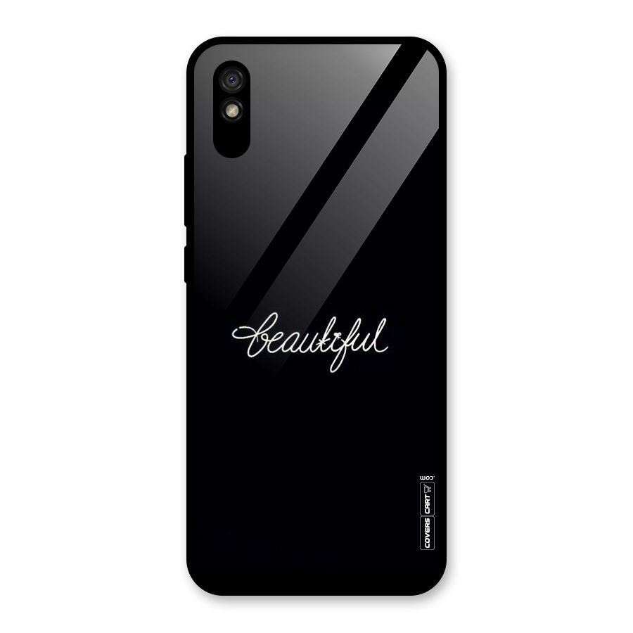Classic Beautiful Glass Back Case for Redmi 9i