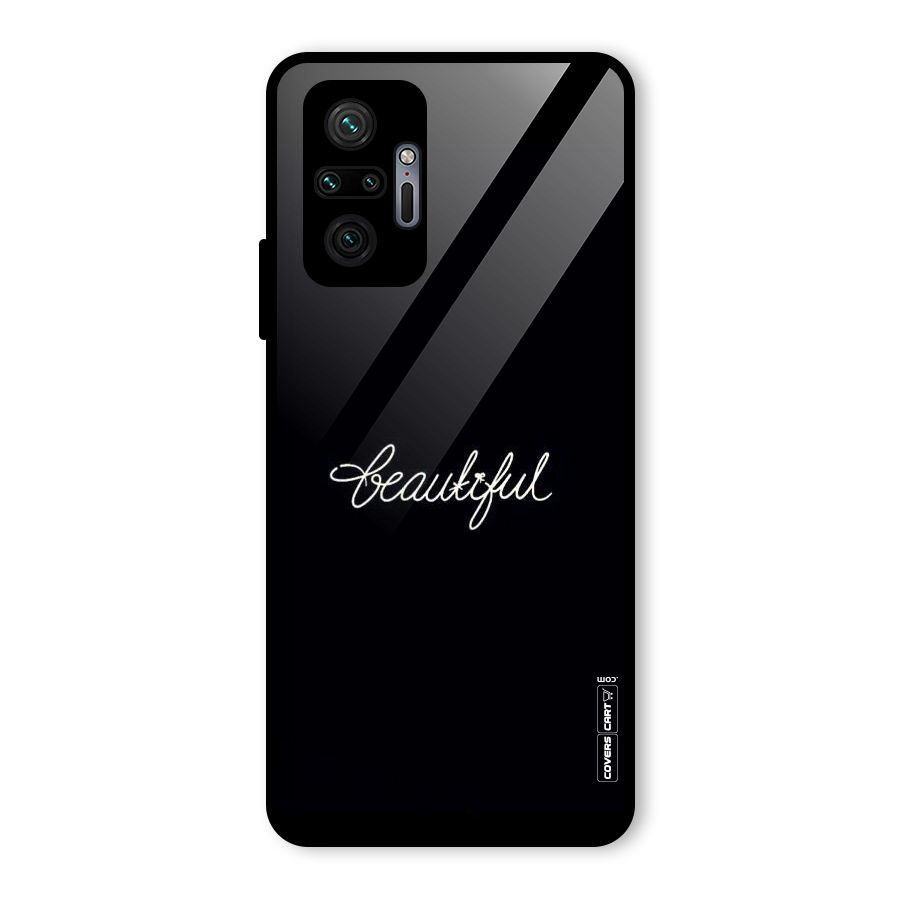 Classic Beautiful Glass Back Case for Redmi Note 10 Pro