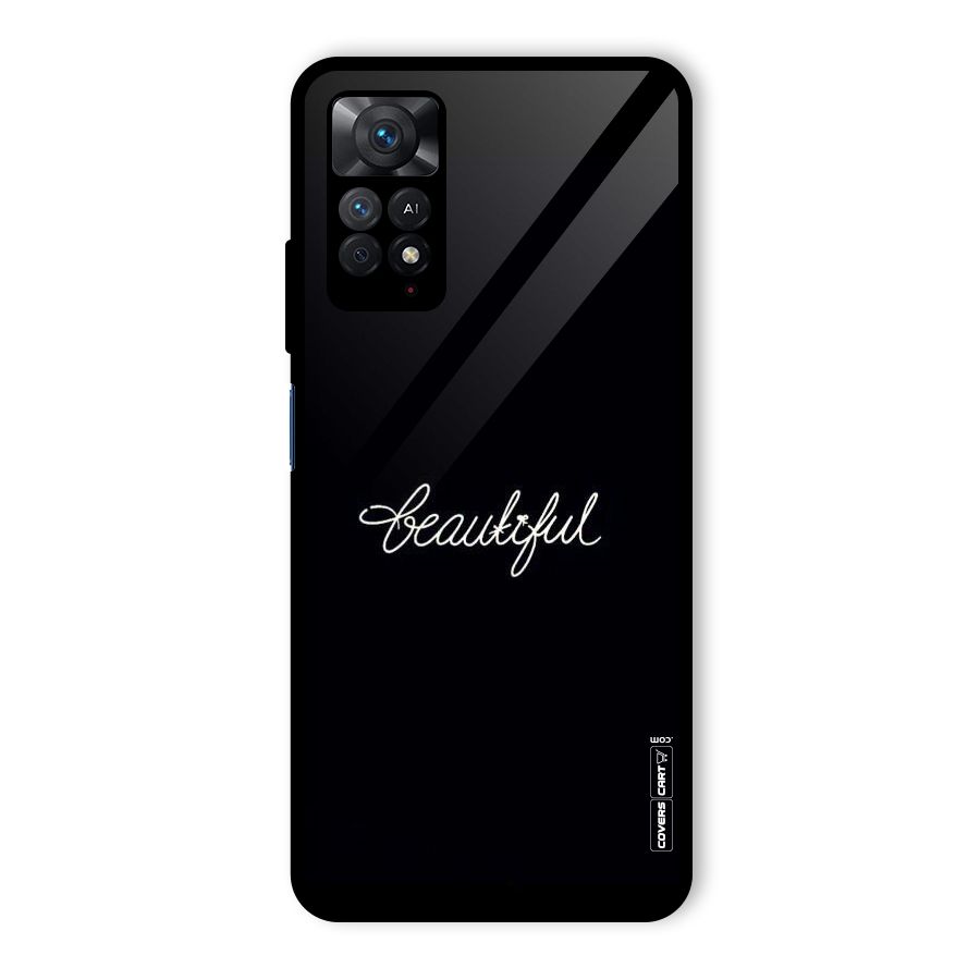 Classic Beautiful Glass Back Case for Redmi Note 11 Pro