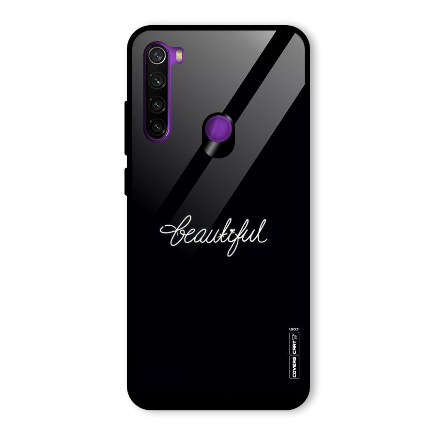 Classic Beautiful Glass Back Case for Redmi Note 8