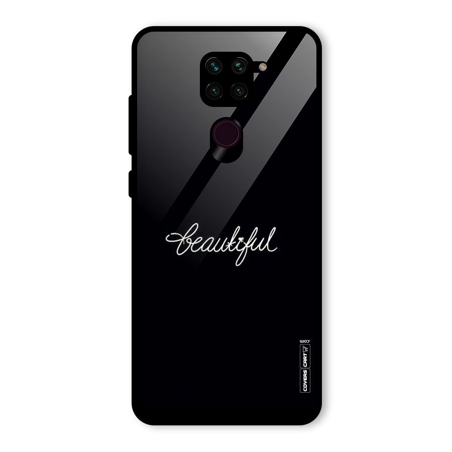 Classic Beautiful Glass Back Case for Redmi Note 9