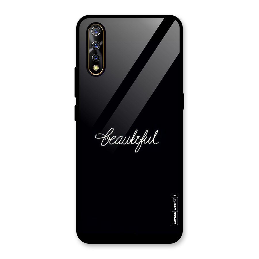Classic Beautiful Glass Back Case for Vivo S1