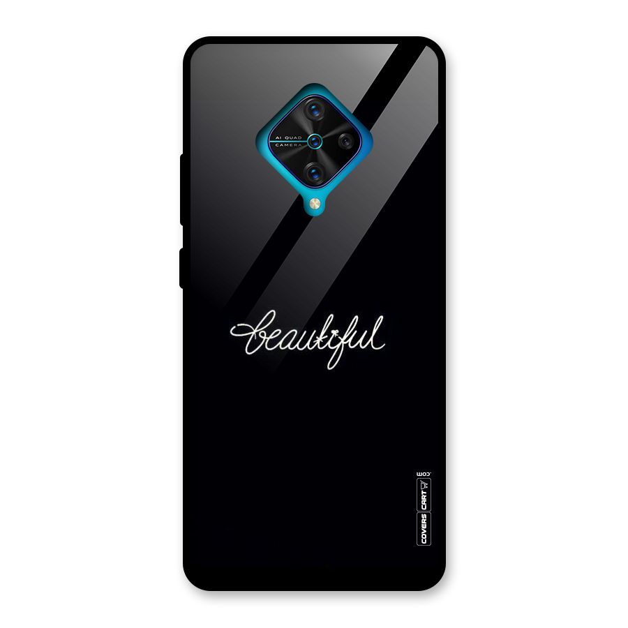 Classic Beautiful Glass Back Case for Vivo S1 Pro