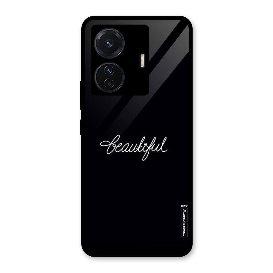 Classic Beautiful Glass Back Case for Vivo T1 Pro