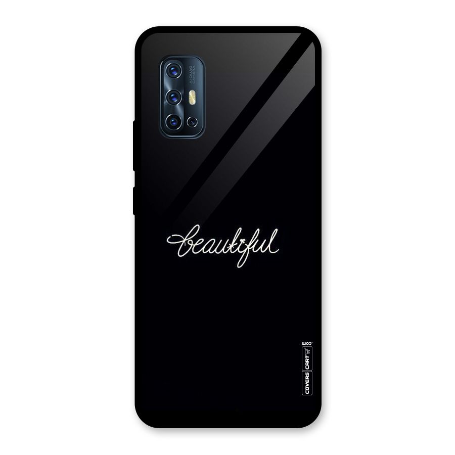 Classic Beautiful Glass Back Case for Vivo V17