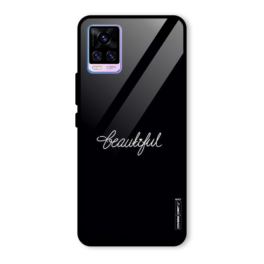 Classic Beautiful Glass Back Case for Vivo V20 Pro