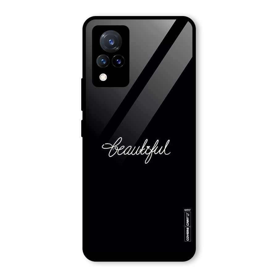 Classic Beautiful Glass Back Case for Vivo V21 5G