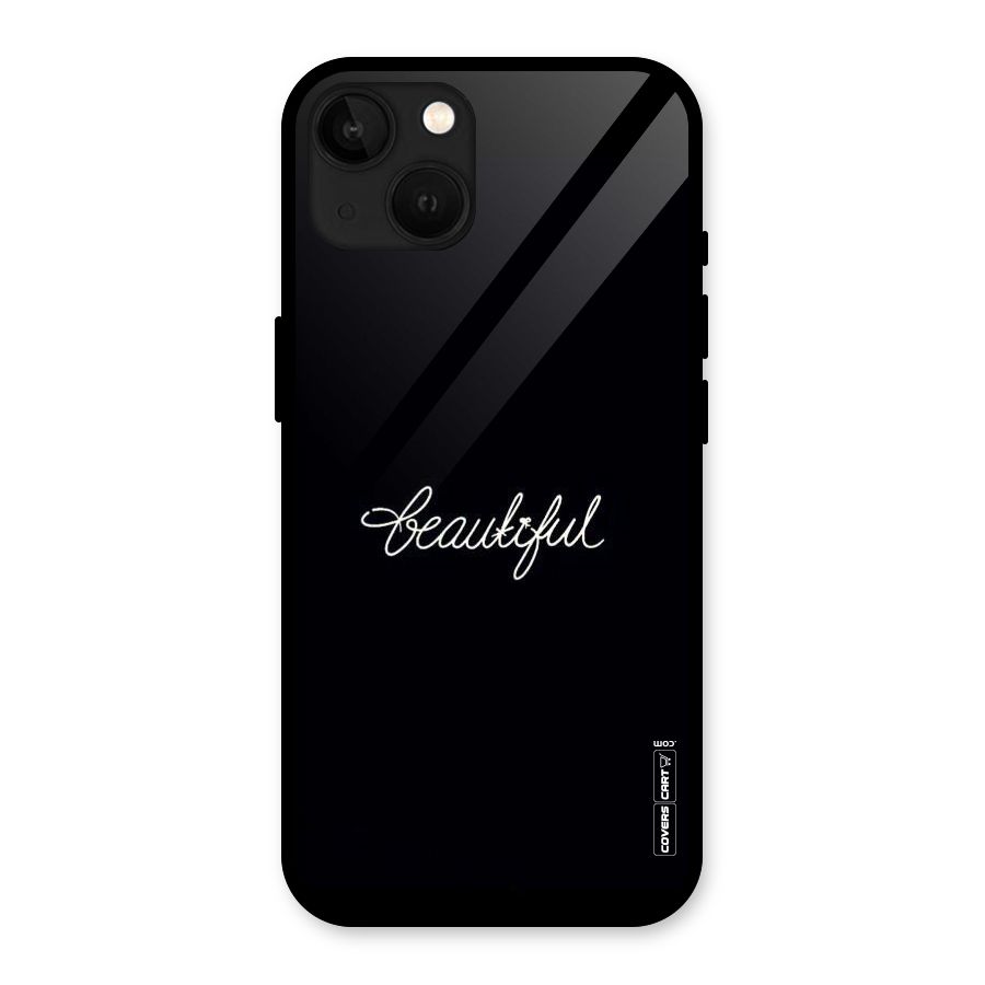 Classic Beautiful Glass Back Case for iPhone 13