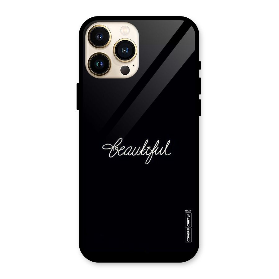 Classic Beautiful Glass Back Case for iPhone 13 Pro Max