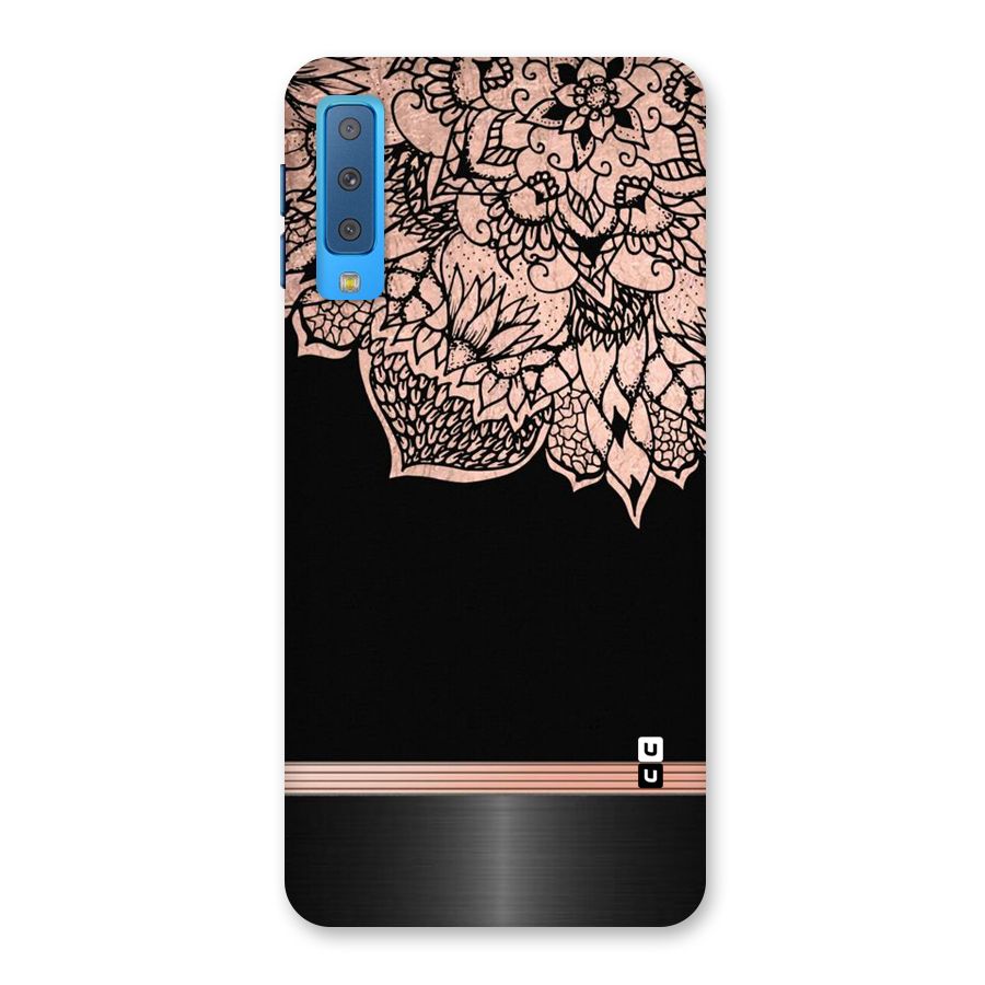 Classic Black Sleak Design Back Case for Galaxy A7 (2018)