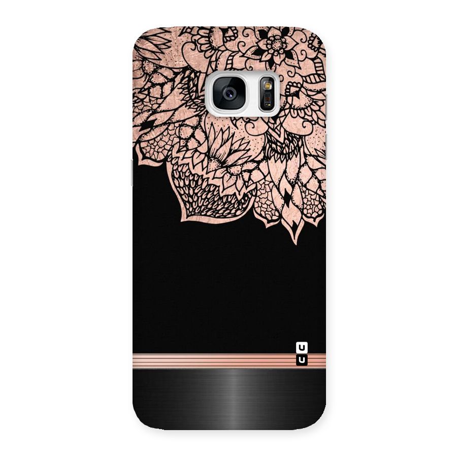 Classic Black Sleak Design Back Case for Galaxy S7 Edge