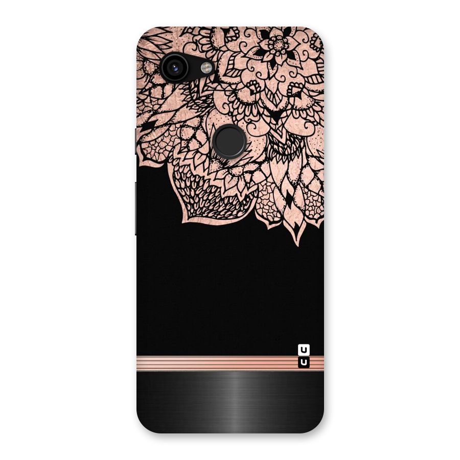 Classic Black Sleak Design Back Case for Google Pixel 3a