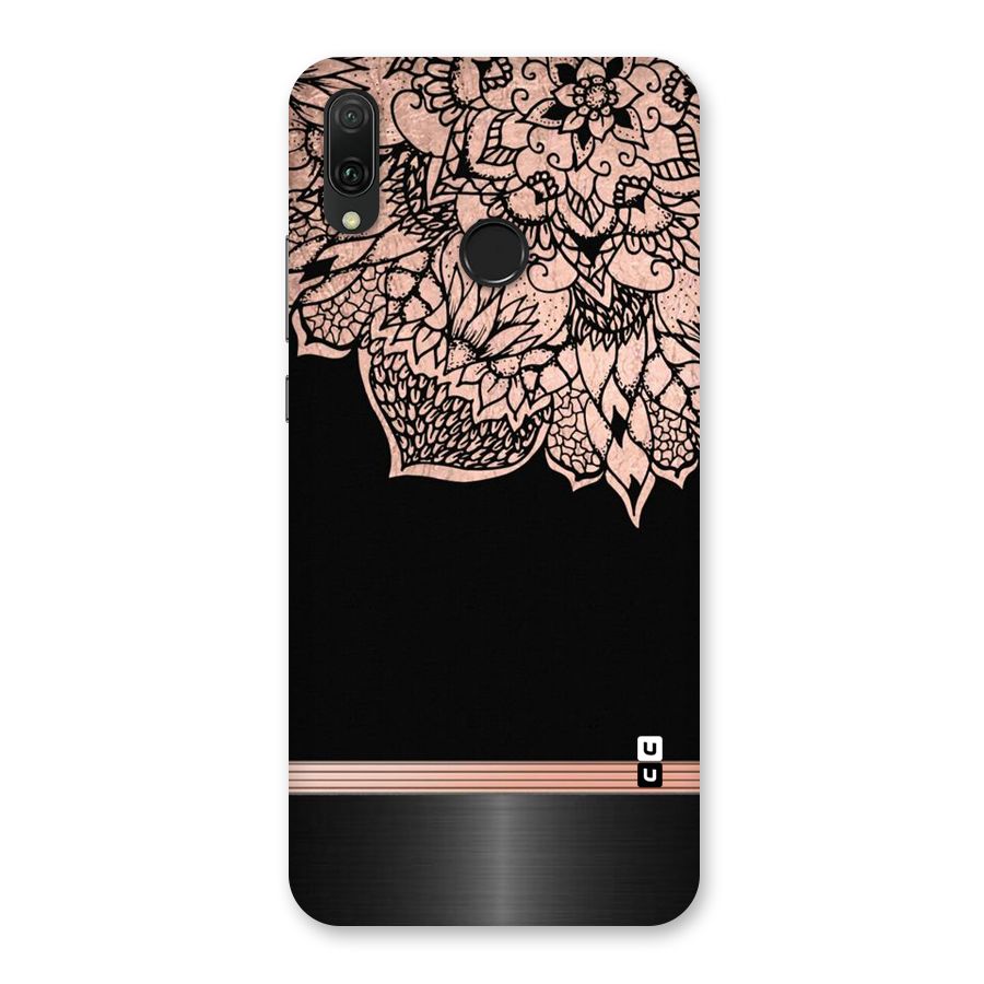 Classic Black Sleak Design Back Case for Huawei Y9 (2019)