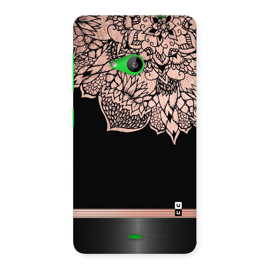 Classic Black Sleak Design Back Case for Lumia 535