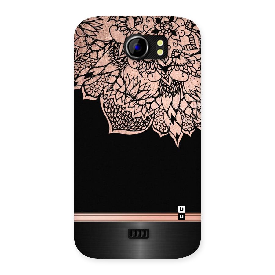 Classic Black Sleak Design Back Case for Micromax Canvas 2 A110