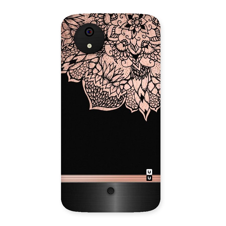 Classic Black Sleak Design Back Case for Micromax Canvas A1