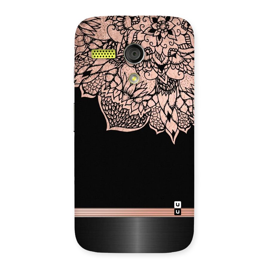 Classic Black Sleak Design Back Case for Moto G