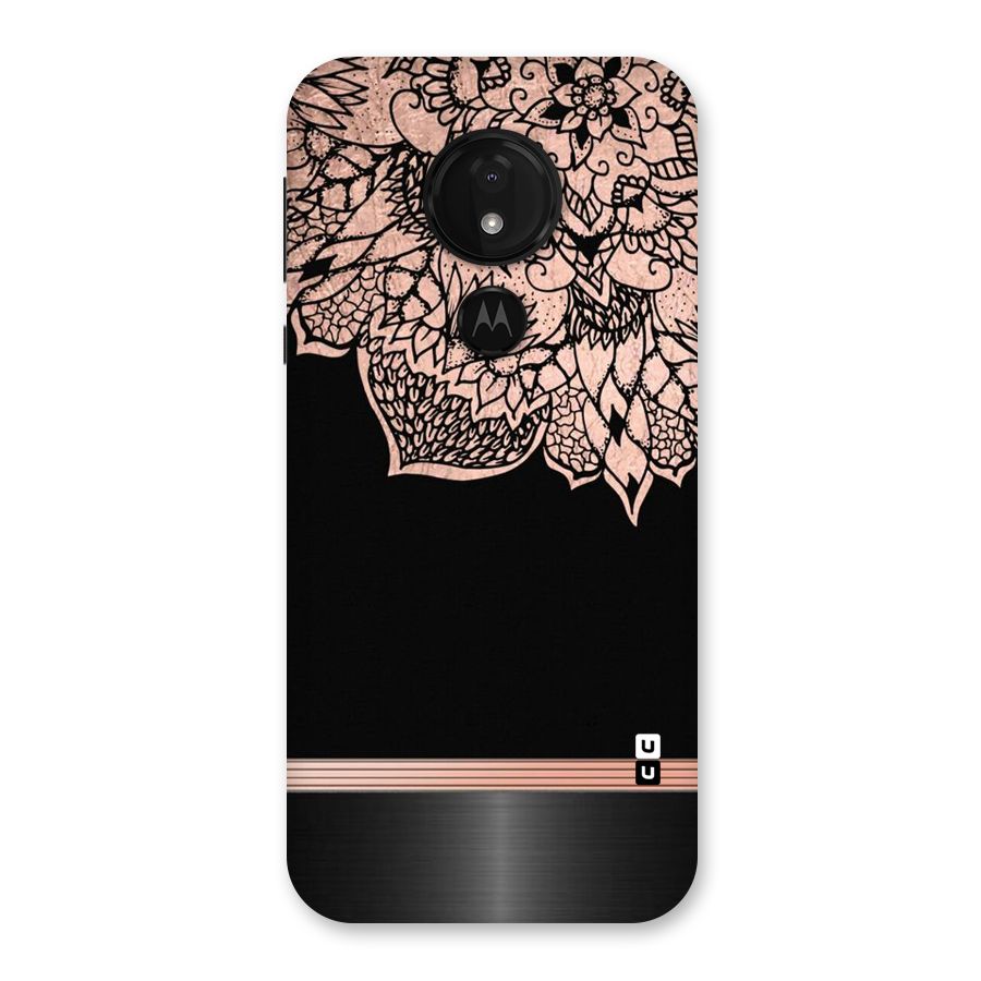 Classic Black Sleak Design Back Case for Moto G7 Power