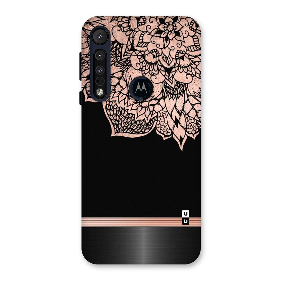 Classic Black Sleak Design Back Case for Motorola One Macro