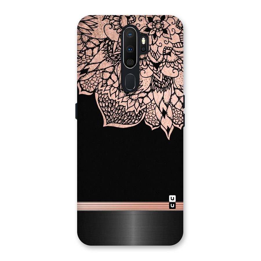 Classic Black Sleak Design Back Case for Oppo A5 (2020)