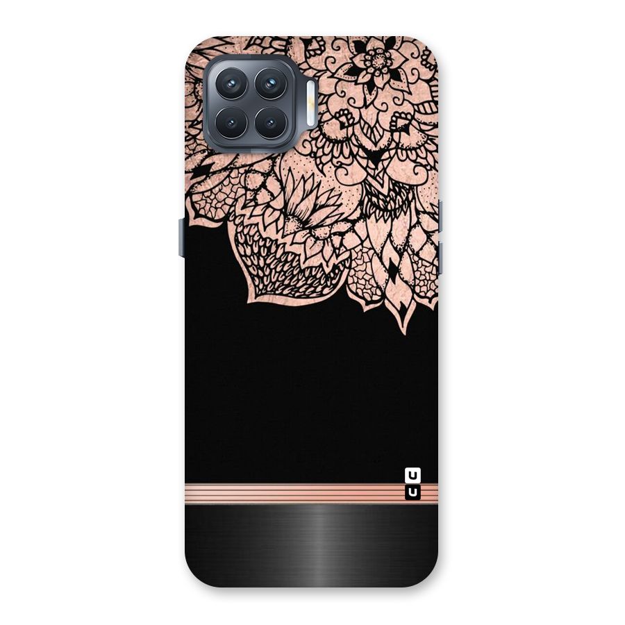 Classic Black Sleak Design Back Case for Oppo F17 Pro