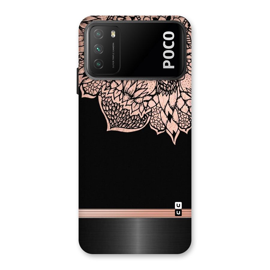 Classic Black Sleak Design Back Case for Poco M3