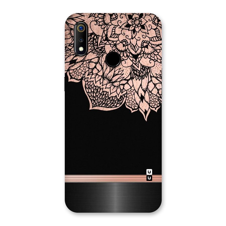 Classic Black Sleak Design Back Case for Realme 3