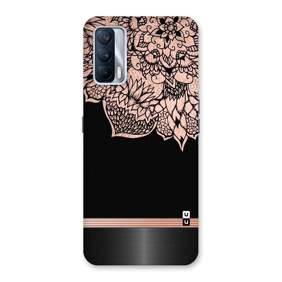 Classic Black Sleak Design Back Case for Realme X7