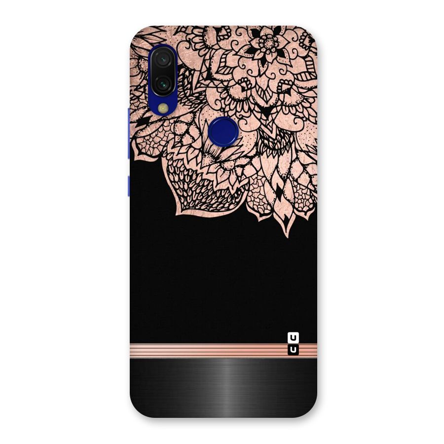 Classic Black Sleak Design Back Case for Redmi 7