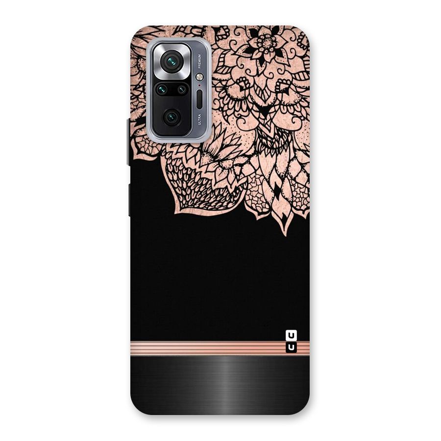 Classic Black Sleak Design Back Case for Redmi Note 10 Pro
