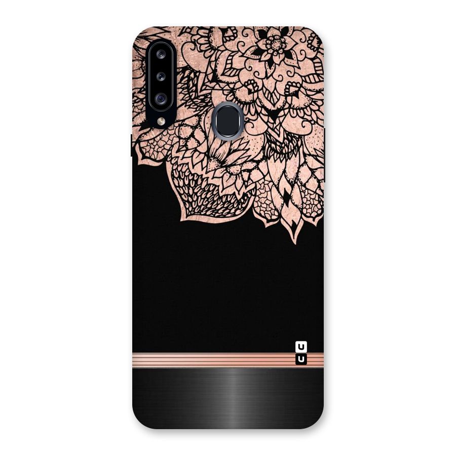Classic Black Sleak Design Back Case for Samsung Galaxy A20s