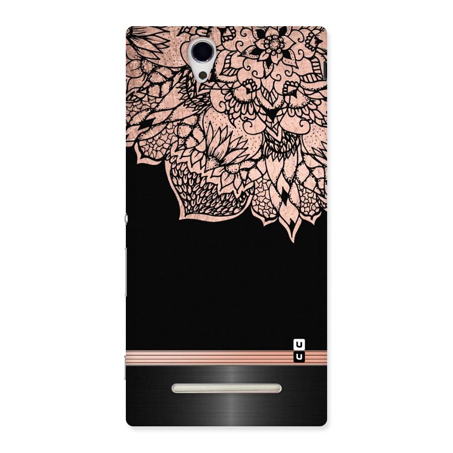 Classic Black Sleak Design Back Case for Sony Xperia C3