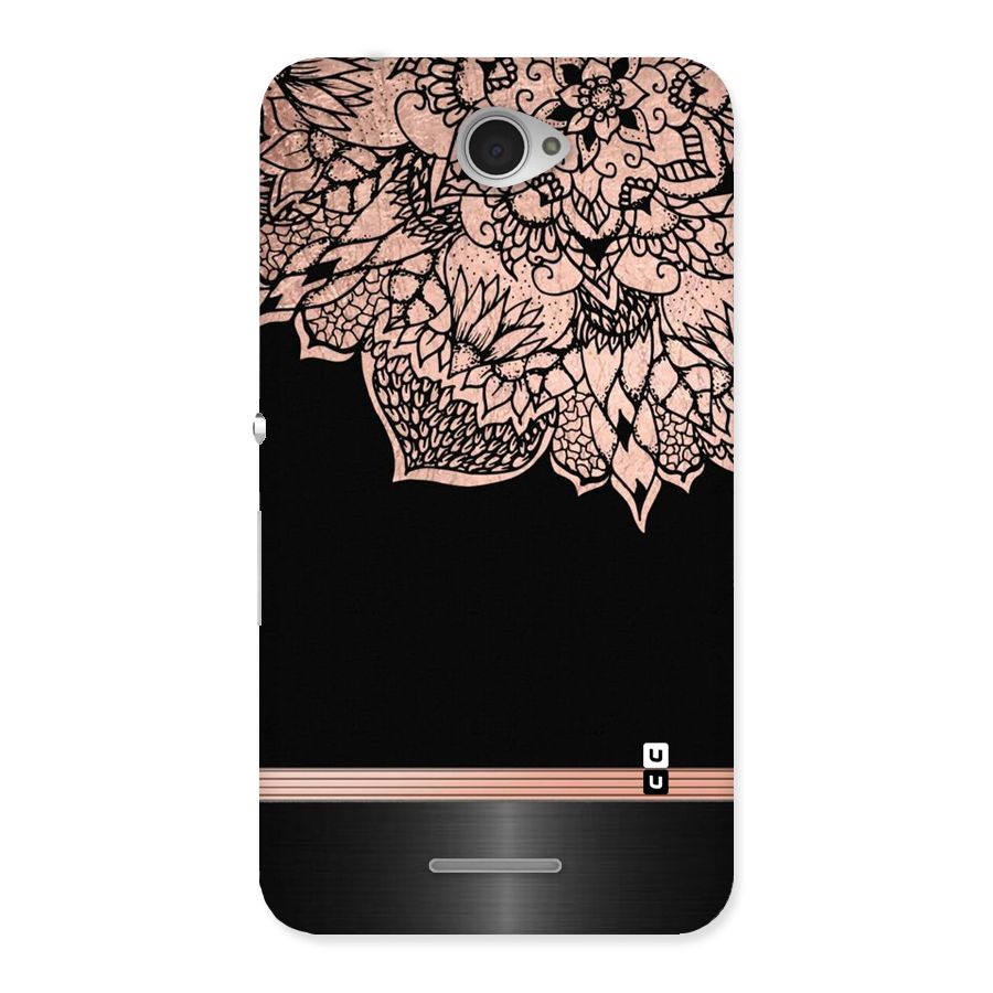 Classic Black Sleak Design Back Case for Sony Xperia E4