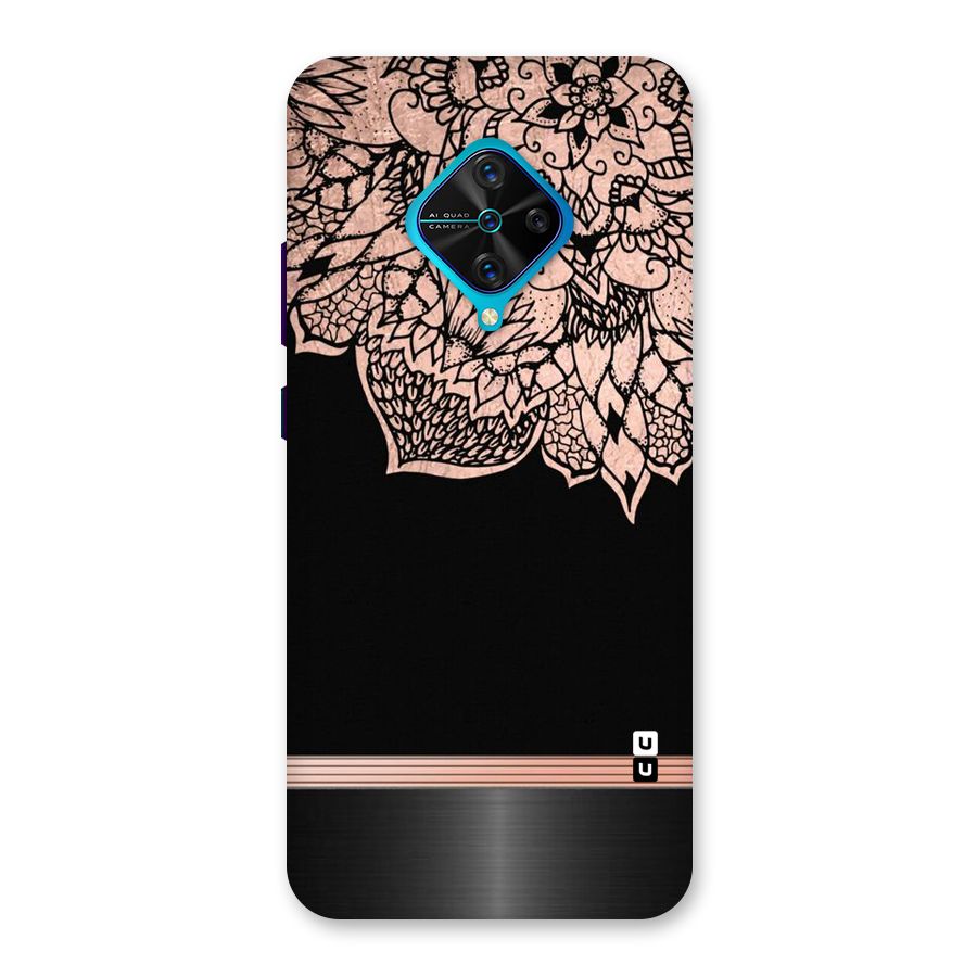 Classic Black Sleak Design Back Case for Vivo S1 Pro