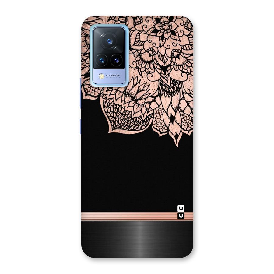 Classic Black Sleak Design Back Case for Vivo V21 5G