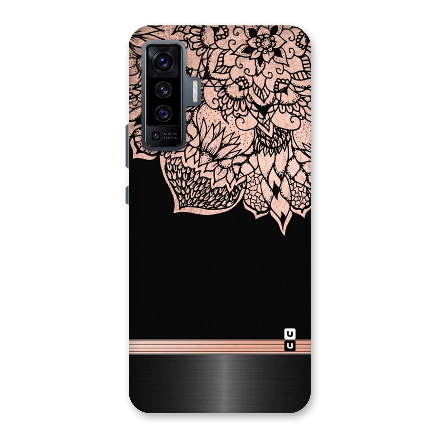 Classic Black Sleak Design Back Case for Vivo X50