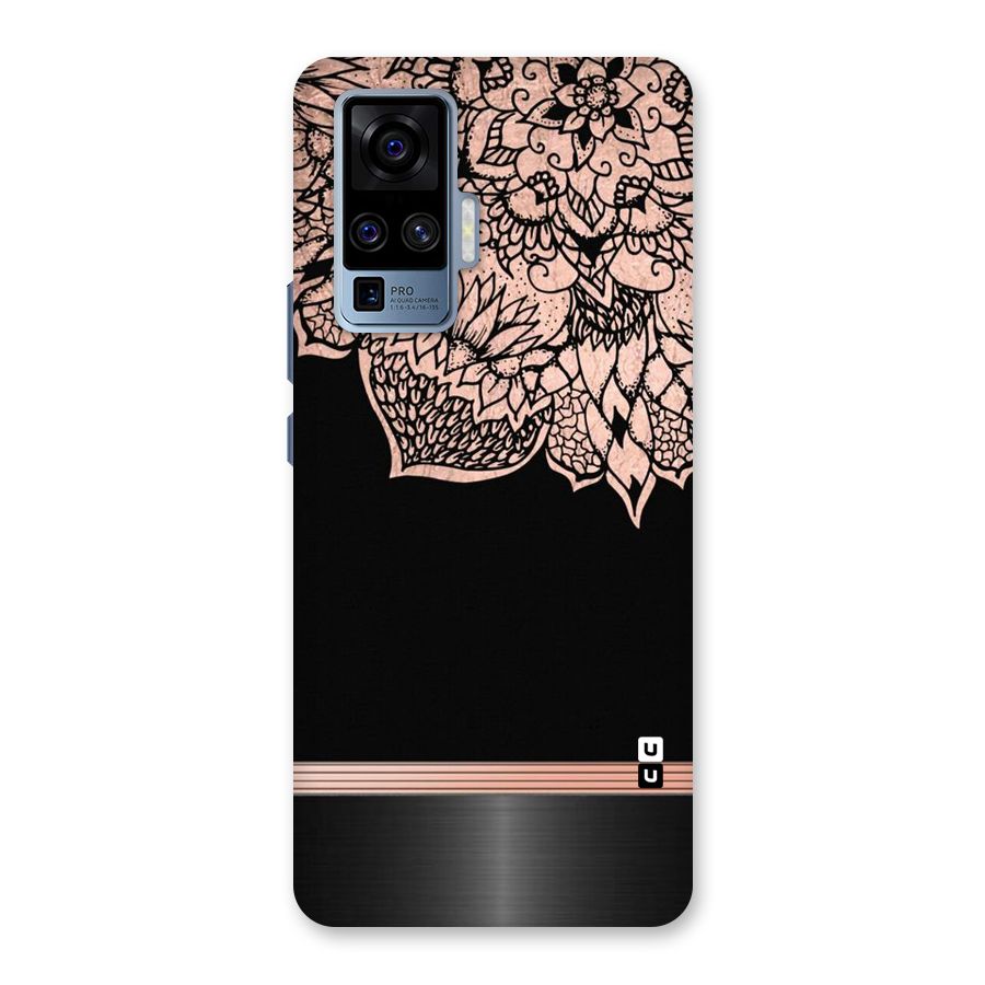 Classic Black Sleak Design Back Case for Vivo X50 Pro