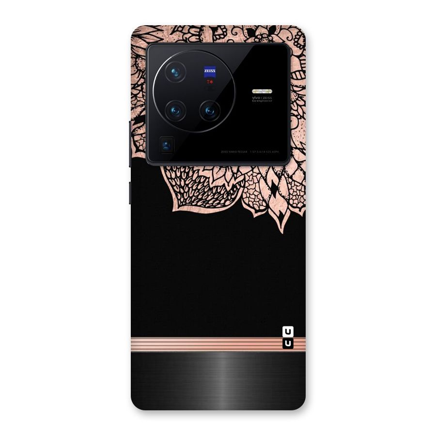 Classic Black Sleak Design Back Case for Vivo X80 Pro
