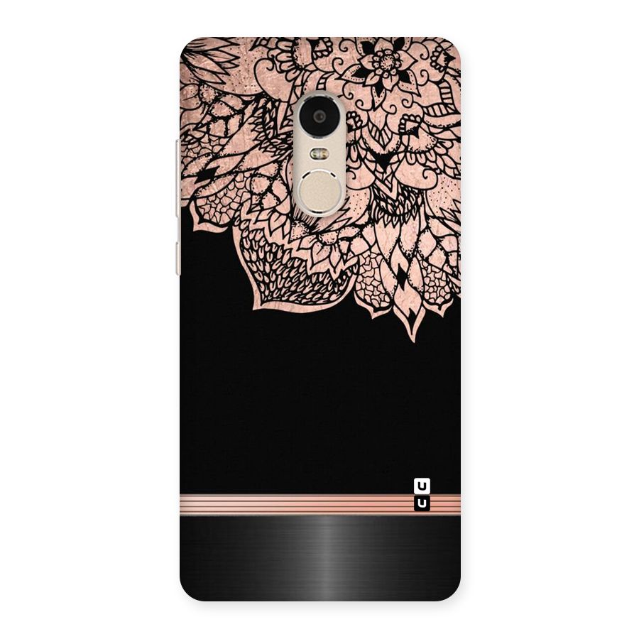 Classic Black Sleak Design Back Case for Xiaomi Redmi Note 4