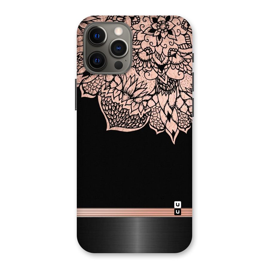 Classic Black Sleak Design Back Case for iPhone 12 Pro Max