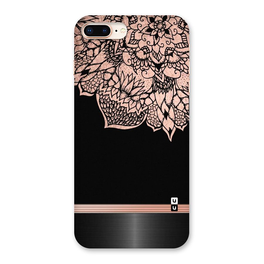 Classic Black Sleak Design Back Case for iPhone 8 Plus