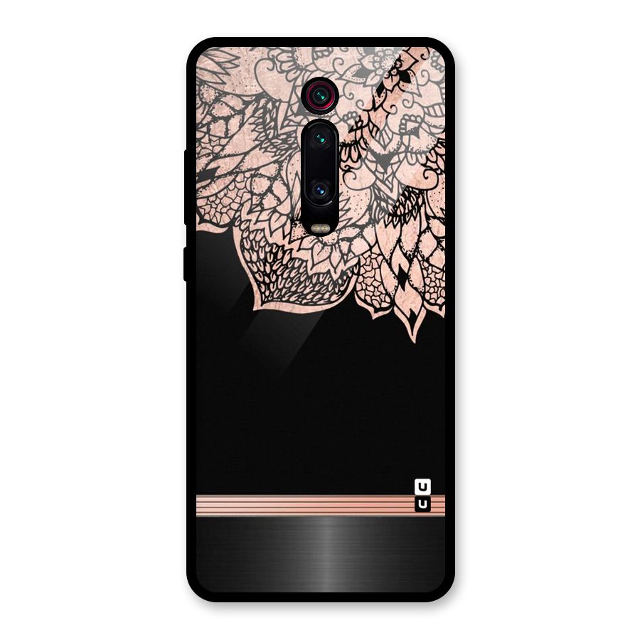 Classic Black Sleak Design Glass Back Case for Redmi K20 Pro