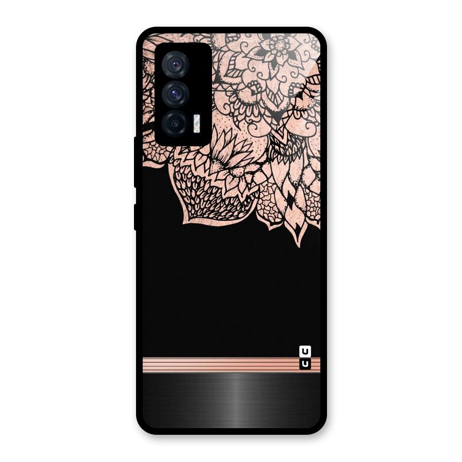 Classic Black Sleak Design Glass Back Case for Vivo iQOO 7 5G