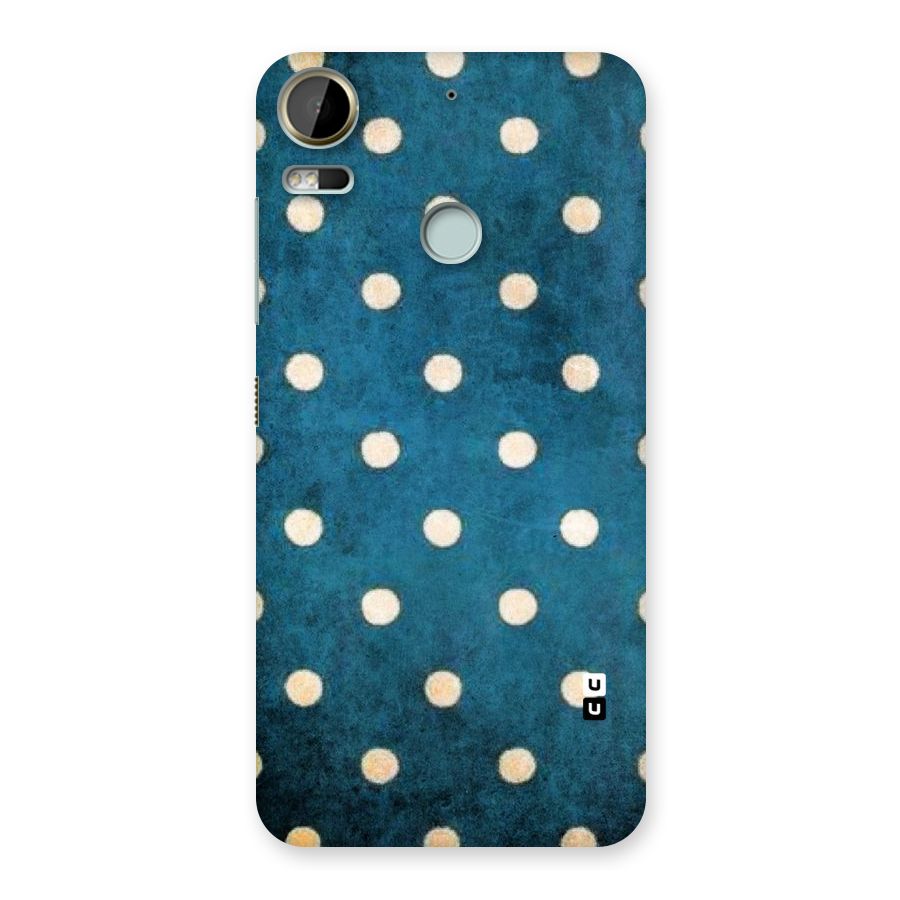 Classic Blue Polka Back Case for Desire 10 Pro
