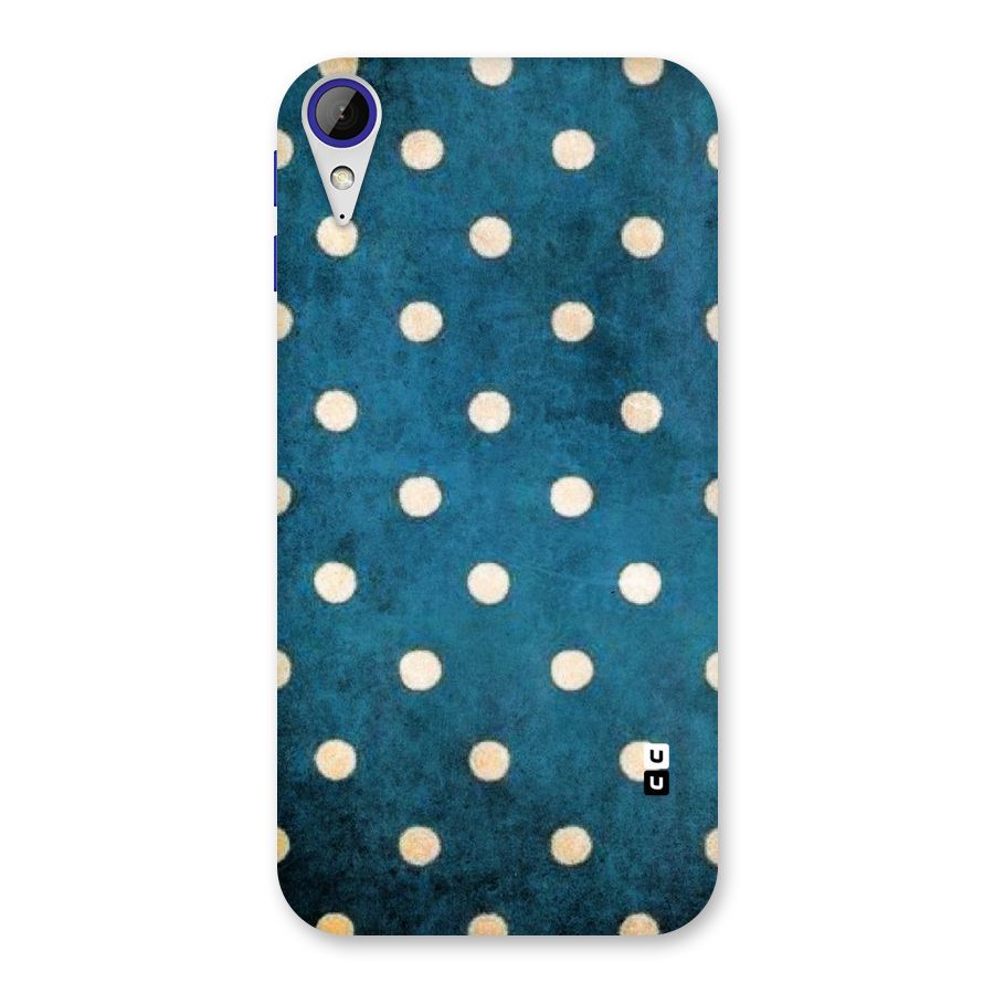 Classic Blue Polka Back Case for Desire 830