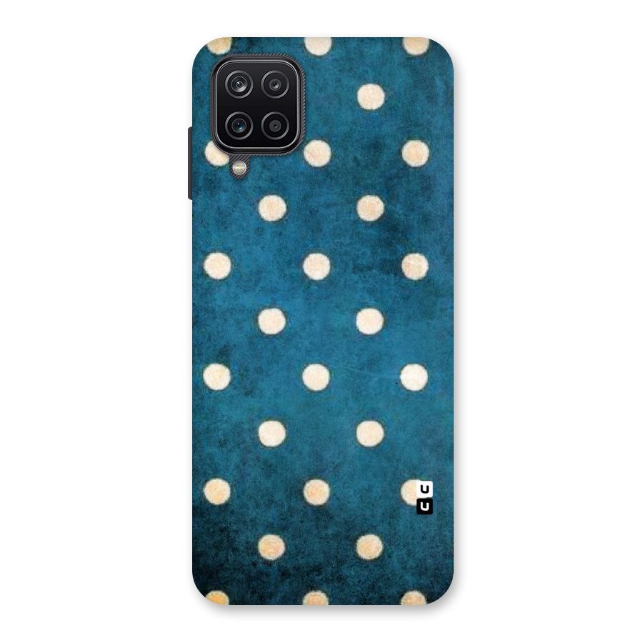 Classic Blue Polka Back Case for Galaxy A12