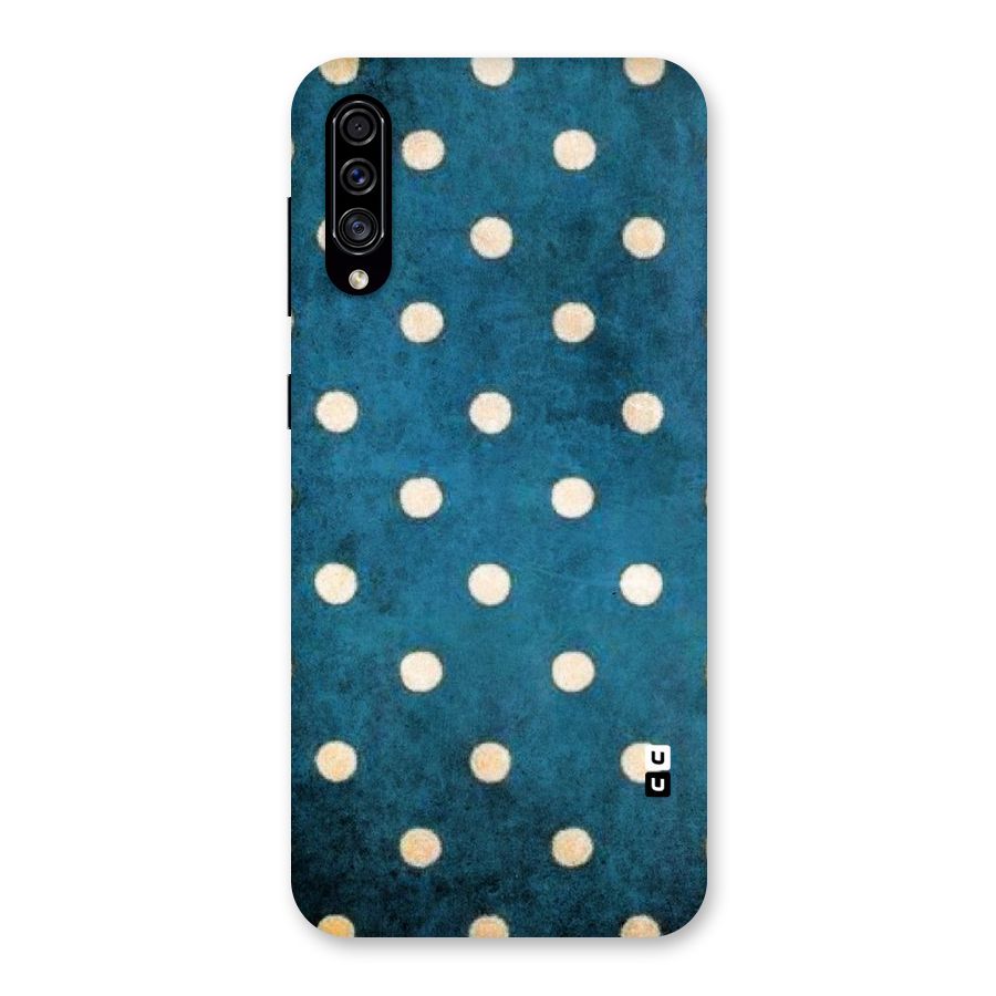 Classic Blue Polka Back Case for Galaxy A30s