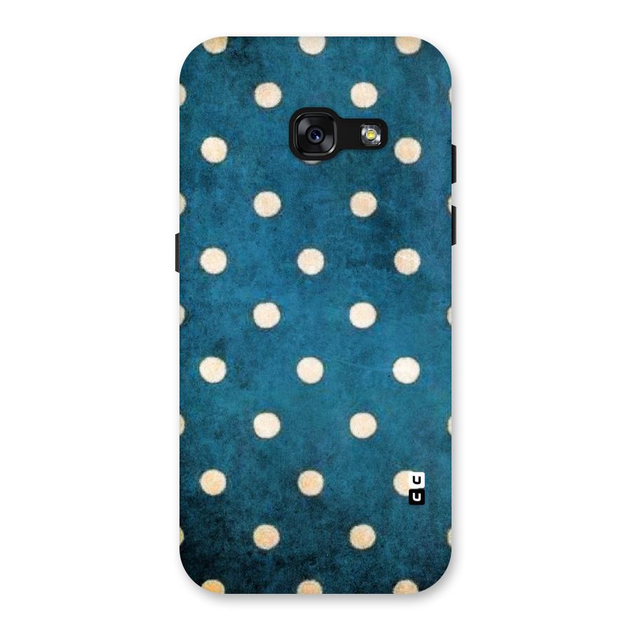 Classic Blue Polka Back Case for Galaxy A3 (2017)